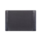 Black Leather Desk Pad, 25.5 x 17.25